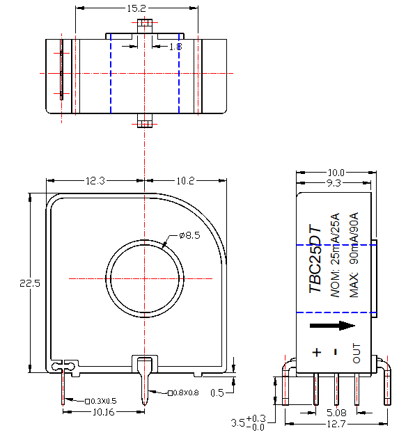 current sensor drawing