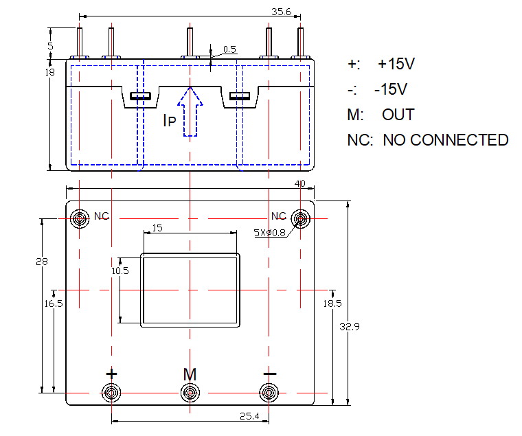 current sensor drawing