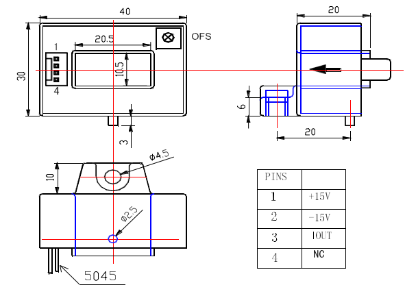 current sensor drawing