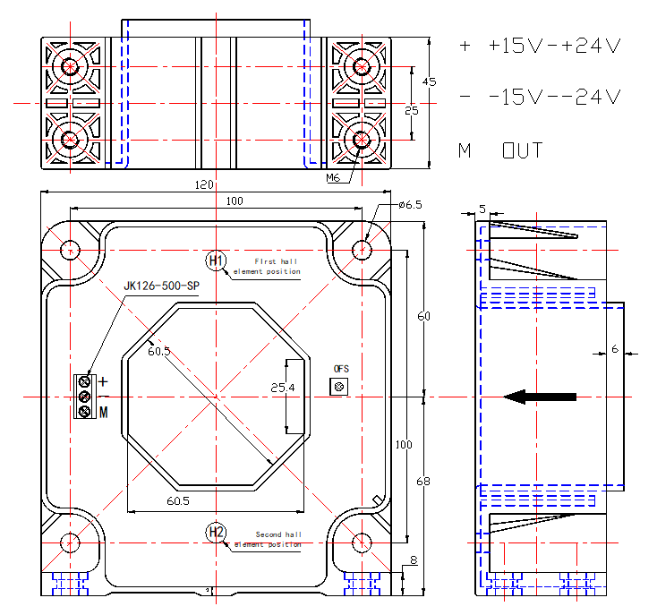 current sensor drawing