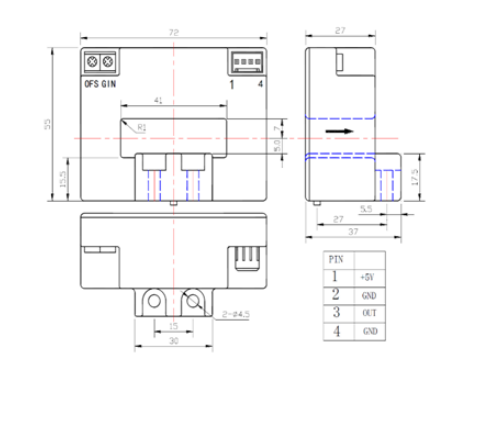 current sensor drawing