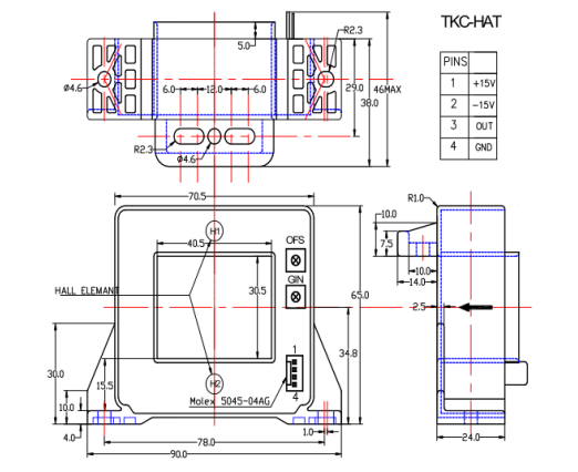 current sensor drawing